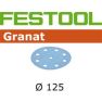 Festool Zubehör 497170 Schleifscheiben STF D125/8 P150 GR/100 - 1