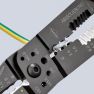 Knipex 9722240 97 22 240  Crimpzange schwarz lackiert mit Mehrkomponenten-Hüllen 240mm Kapazität 0,5-6mm² - 2