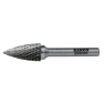 Bahco G1625M06X 16 mm x 25 mm Rotorfräser aus Hartmetall für Metall, Geschossform, mittlerer X-Schnitt 28/14 TPI 6 mm - 1