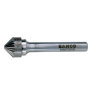 Bahco K1210M06 12 mm x 10 mm Rotorfräser aus Hartmetall für Metall, Spitzkegelform 90°, Mittel 24 TPI 6 mm - 1