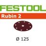 Festool Zubehör 499099 Schleifscheiben STF D125/8 P180 RU2/50 - 1