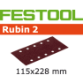 Festool Accessoires 499036 Schuurstroken Rubin 2 STF 115x228/10 P180 RU/50 - 1