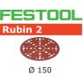 Festool Accessoires 575185 Schuurschijven Rubin 2 STF D150/48 P220 RU2/10 - 1