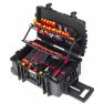 Wiha 42069 Werkzeug Set Elektriker Competence XXL II mit integriertem Fahrgestell, 115-tlg. in Koffer - 1