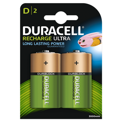 Duracell D055995 Wiederaufladbare Batterien Ultra D 2pcs
