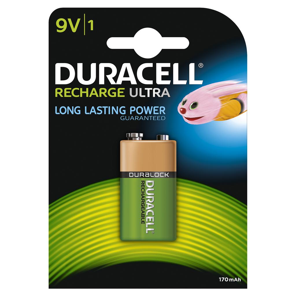 Duracell D056008 Wiederaufladbare Batterie Ultra 9V 1.