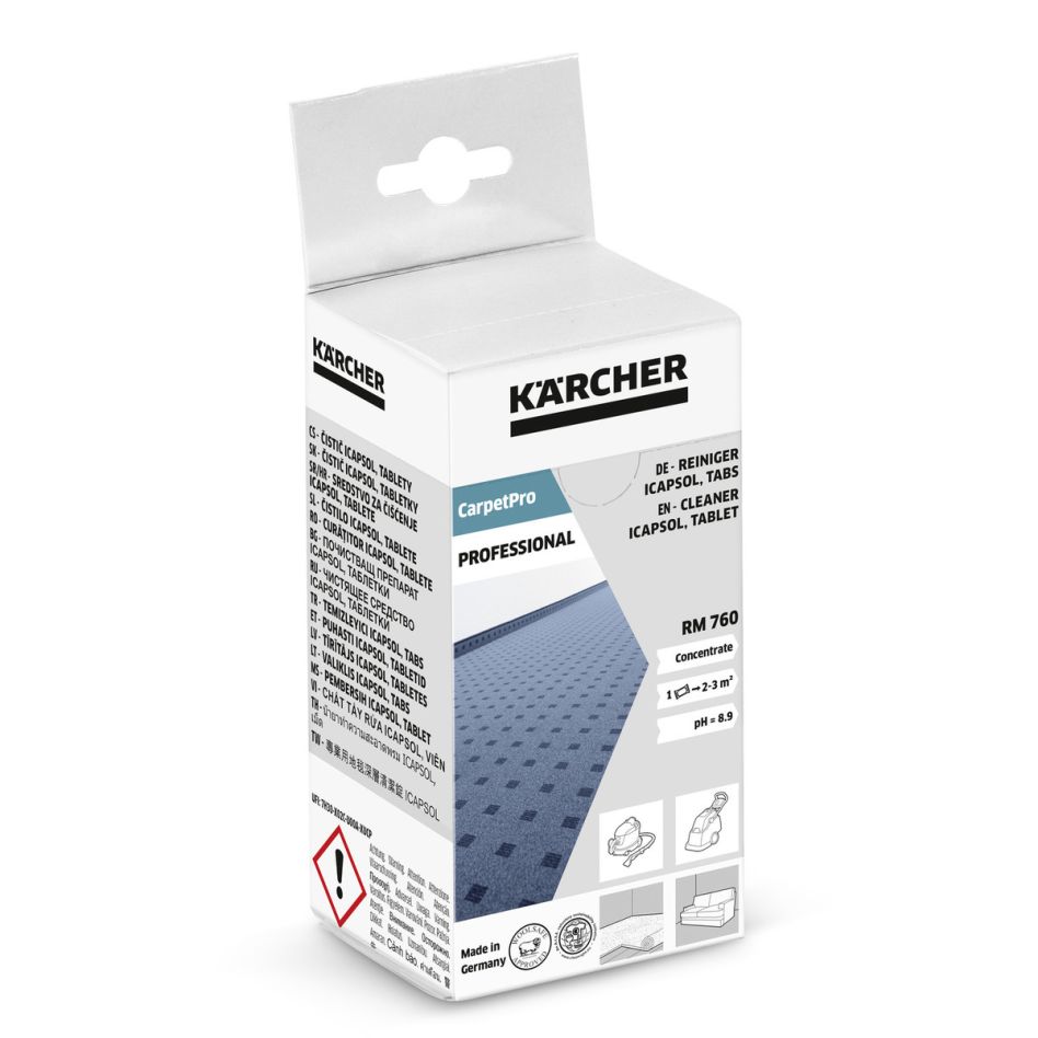 Kärcher Professional 6.295-850.0 CarpetPro Teppichreinigungsmittel RM 760, Tabletten , 16Tabs