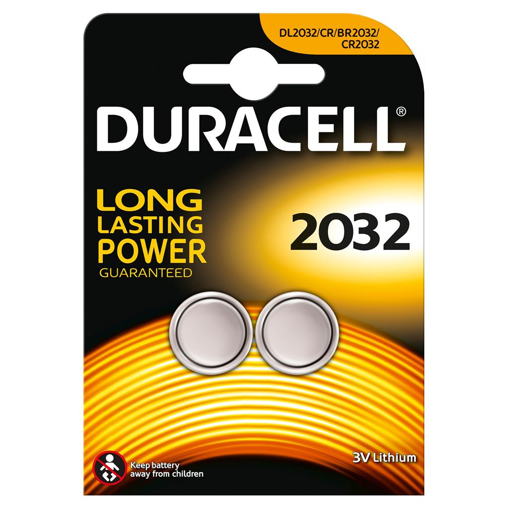 Duracell D203921 Knopfzellenbatterien 2032 2Stk.