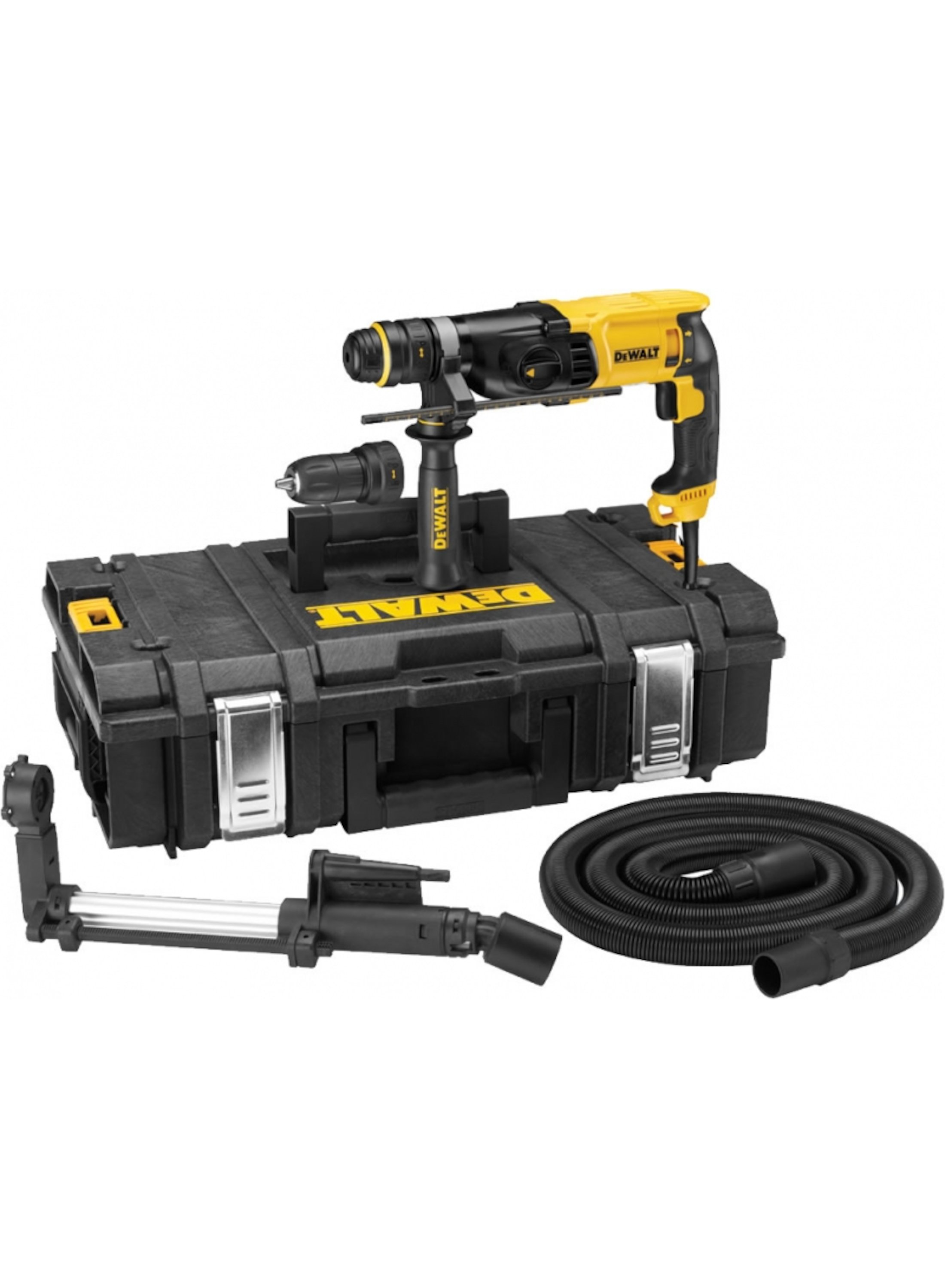 DeWALT D25135K-QS - D25134K-QS SDS-Plus Kombihammer 800W + D25301D-XJ Absaugvorrichtung