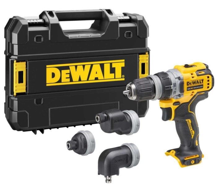 DeWalt DCD703NT-XJ Multi-Head Akku-Bohrschrauber 12V ohne Akkus und Ladegerät