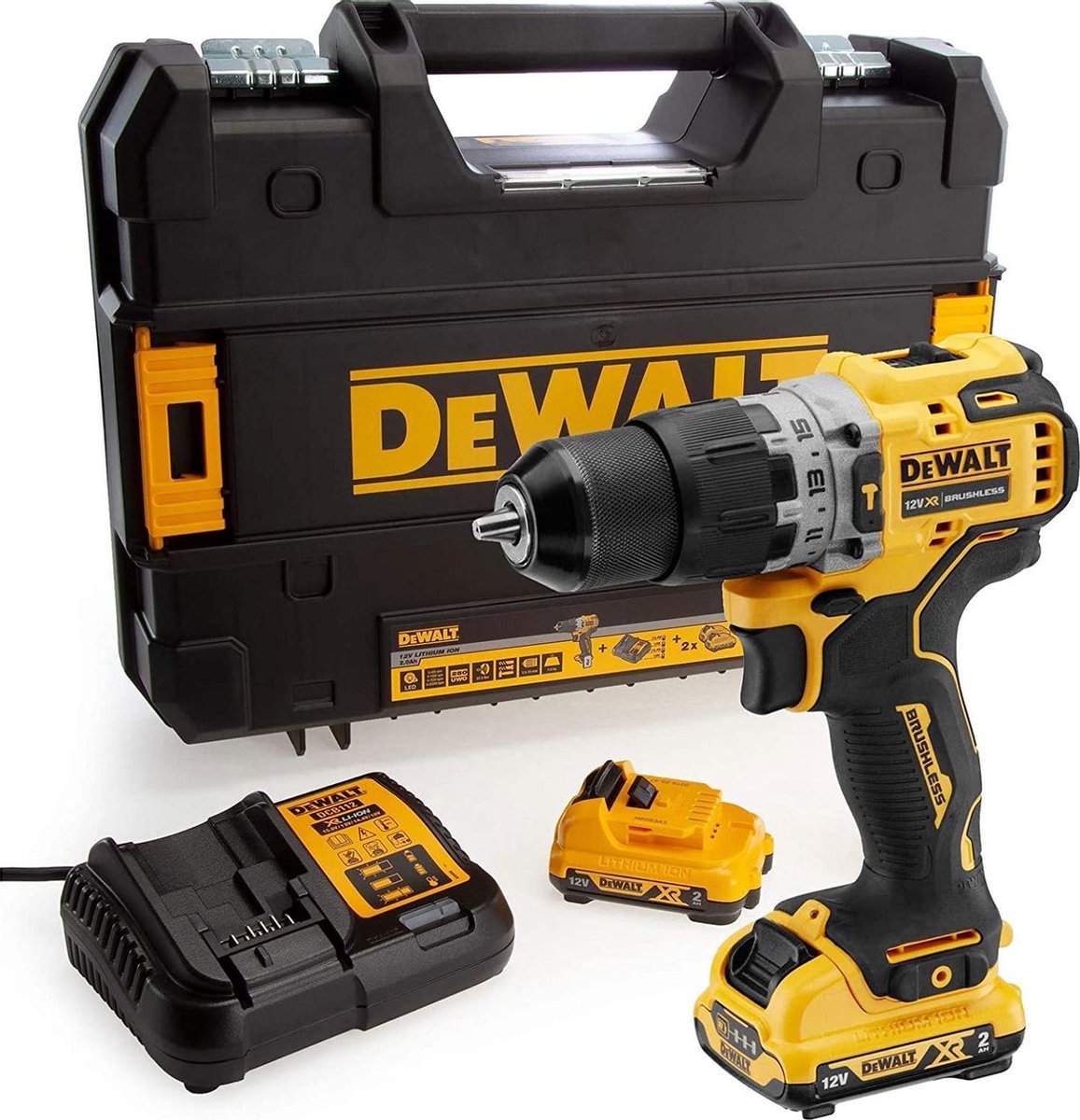 DeWalt DCD706D2-QW Akku-Schlagbohrschrauber 12 Volt 2,0 AH Li-ion