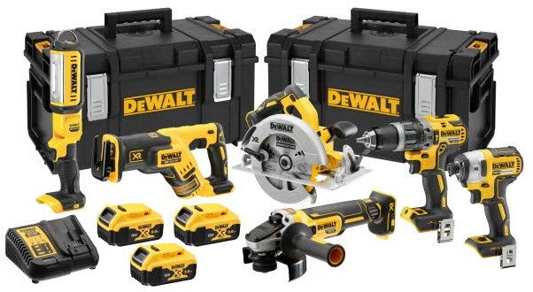DeWalt DCK623P3-QW Akku Spezial Set 18 Volt 5.0 Li-ion 5 Maschinen in Tough System Koffer