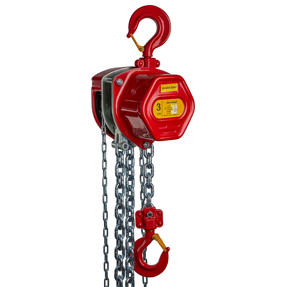 DELTA RED VS.0.04103000 High-Speed Premium Handkettenzug 3 t 1 Teil ohne Kette