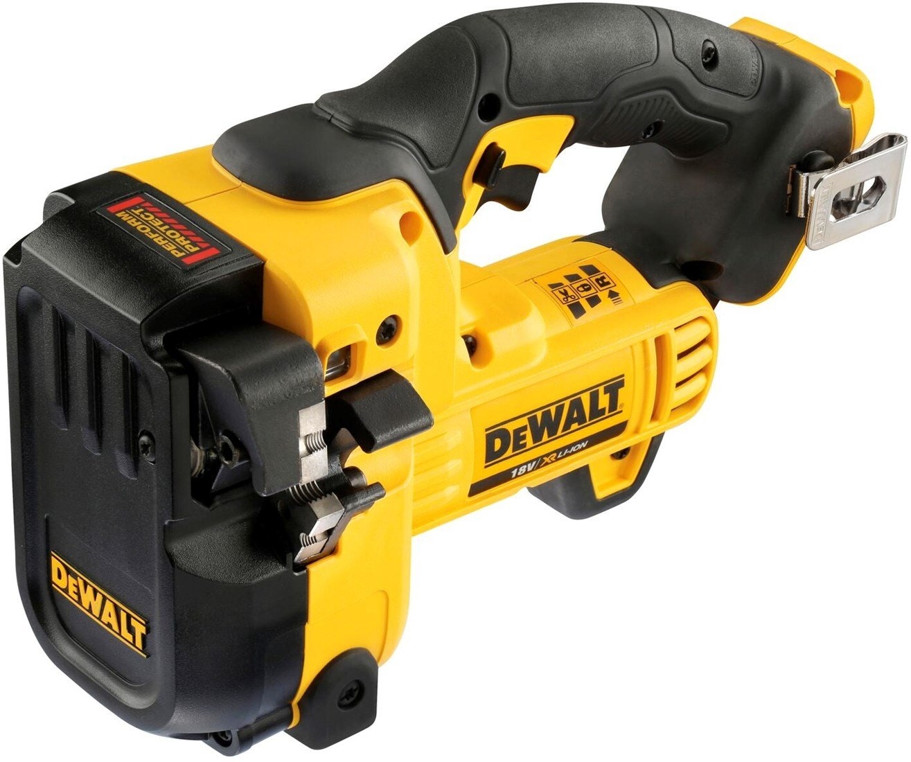 DeWALT DCS350N-XJ Akku-Vornschneider 18V XR ohne Akkus und Ladegerät im Karton