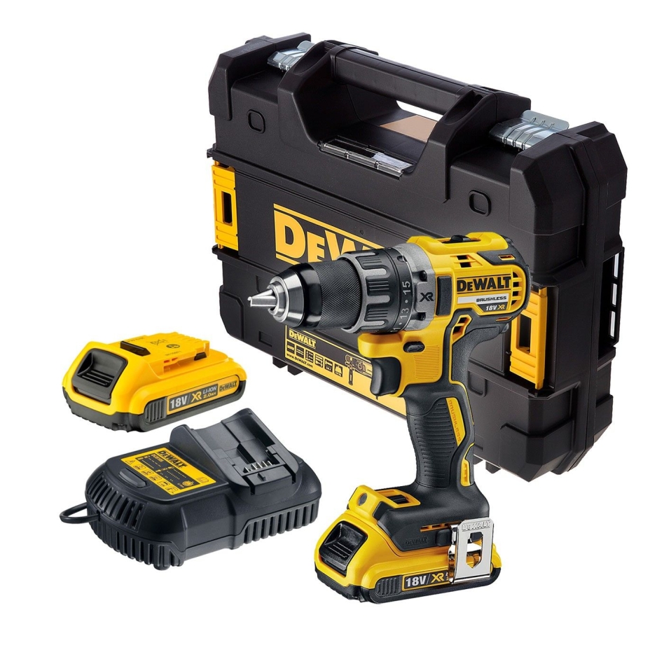 DeWALT DCD791D2-QW DCD791D2 Akku-Bohrschrauber 18 Volt 2.0 Ah Li-Ion