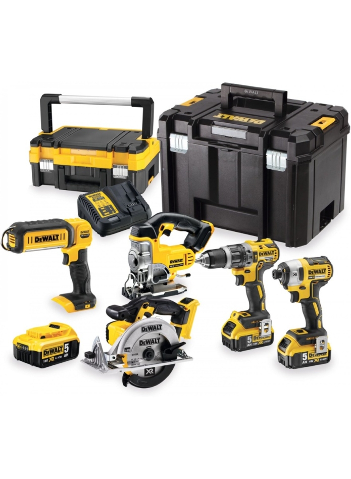 DeWalt DCK551P3T-QW Kombi-Set 18V 3 x 5.0Ah - Spezial-Set 5-teilig