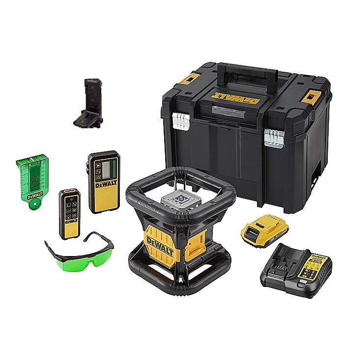DeWALT DCE079D1G-QW Rotationslaser grün 18 Volt 2.0 Ah Li-Ion