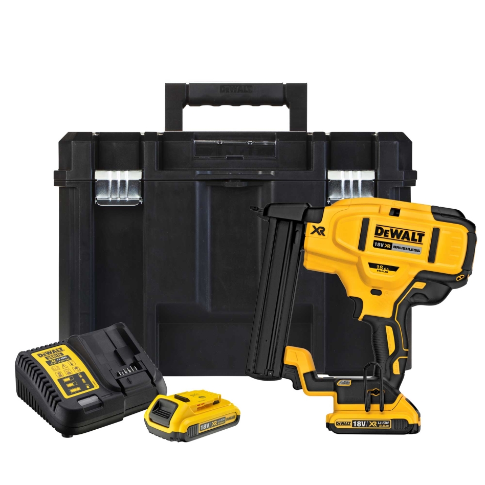 DeWALT DCN681D2-QW XR Bürstenloser Hefter 18V 2.0Ah Li-Ion 12-38mm im TSTAK Koffer