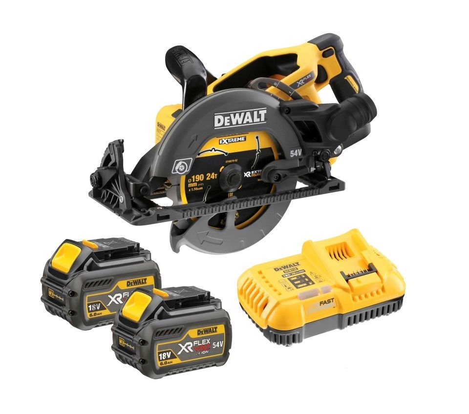 DeWALT DCS577T2-QW XR FlexVolt 54 Volt 6.0Ah Li-Ion Kreissäge 190 mm