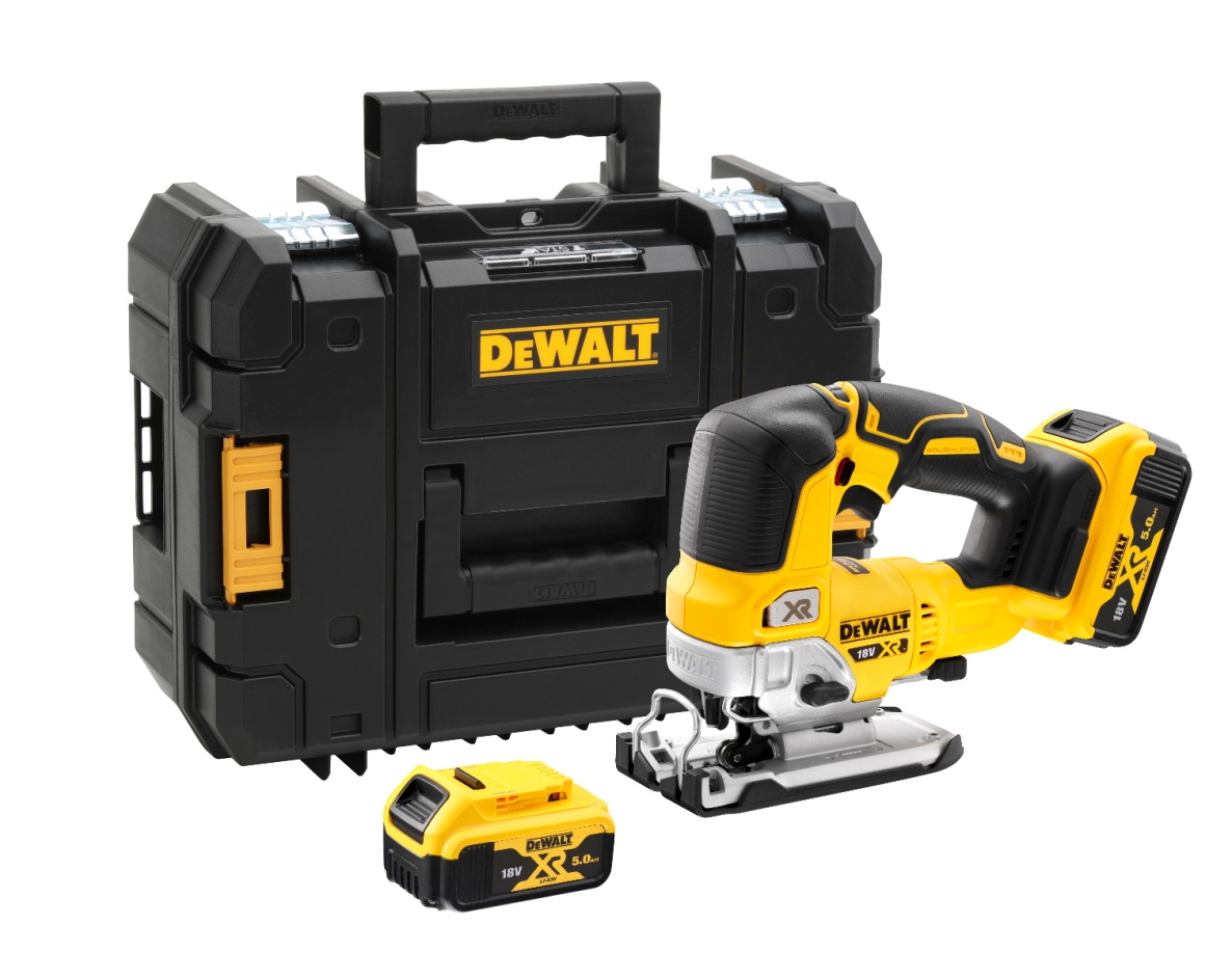 DeWALT DCS334P2-QW Stichsäge XR 18 Volt Carbon bürstenlos 5.0Ah Li-Ion