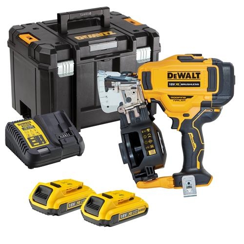 DeWALT DCN45RND2-QW Akku Roofing Nagler 18V 2.0Ah LI-Ion 