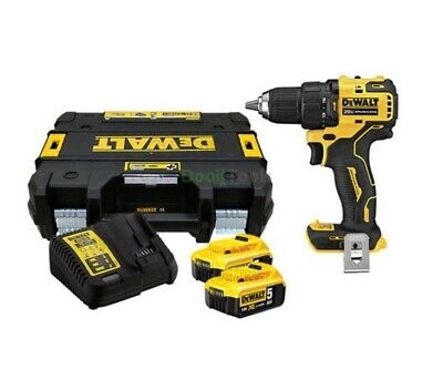 DeWalt DCD709P2T-QW Akku-Bohrhammer 18V 5.0Ah Li-Ion im TSTAK-Koffer