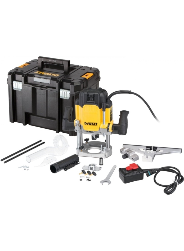 DeWALT DWE627KT-QS 2300 Watt Einstechmäher mit Zusatzschalter für stationäre Untertischmontage
