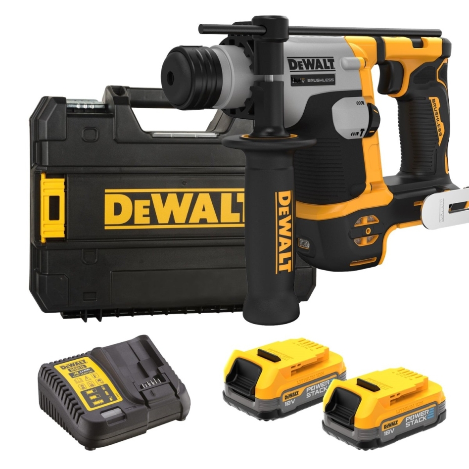 DeWalt DCH172E2T-QW Akku-Bohrhammer SDS Plus 18 Volt XR PowerStack