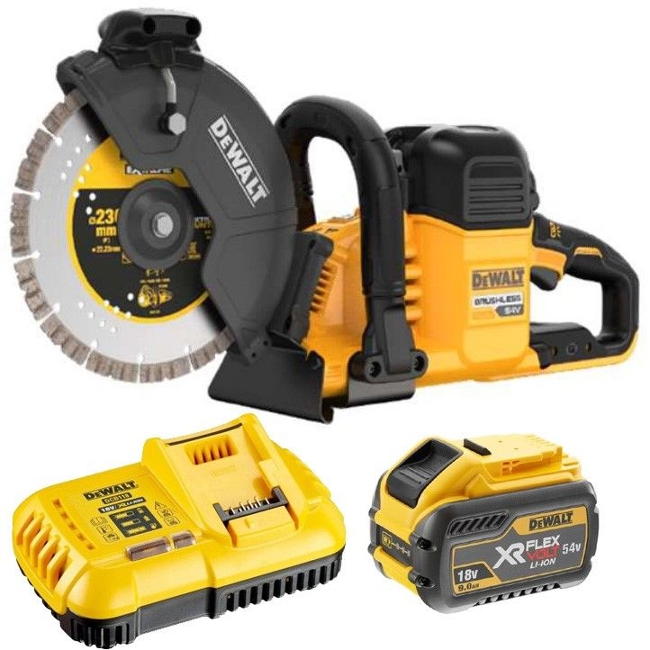 DeWALT DCS691X2-QW FlexVolt Akkuschneider 230 mm 54V 9.0Ah Li-Ion