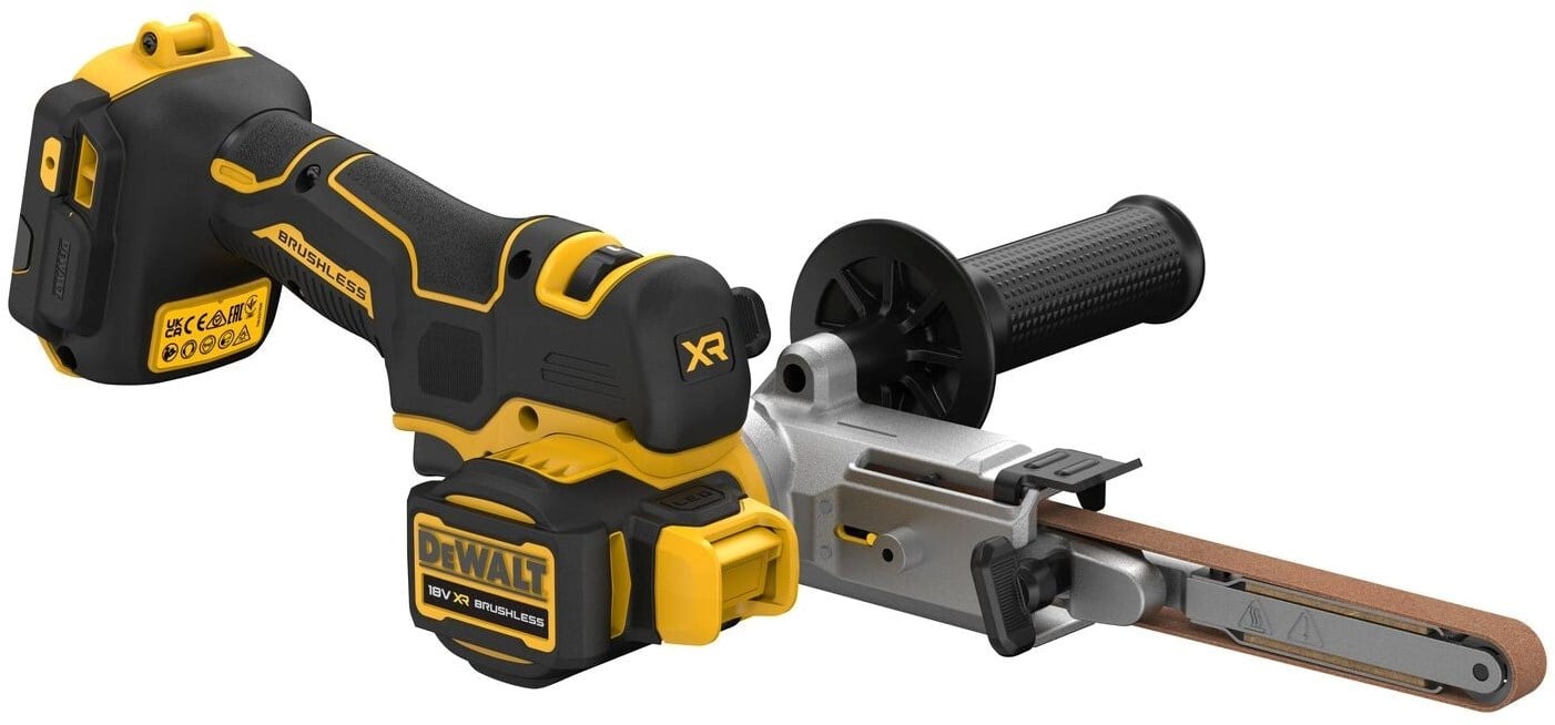DeWALT DCM200N-XJ Kabellose Bandfeilmaschine 18V ohne Batterien und Ladegerät
