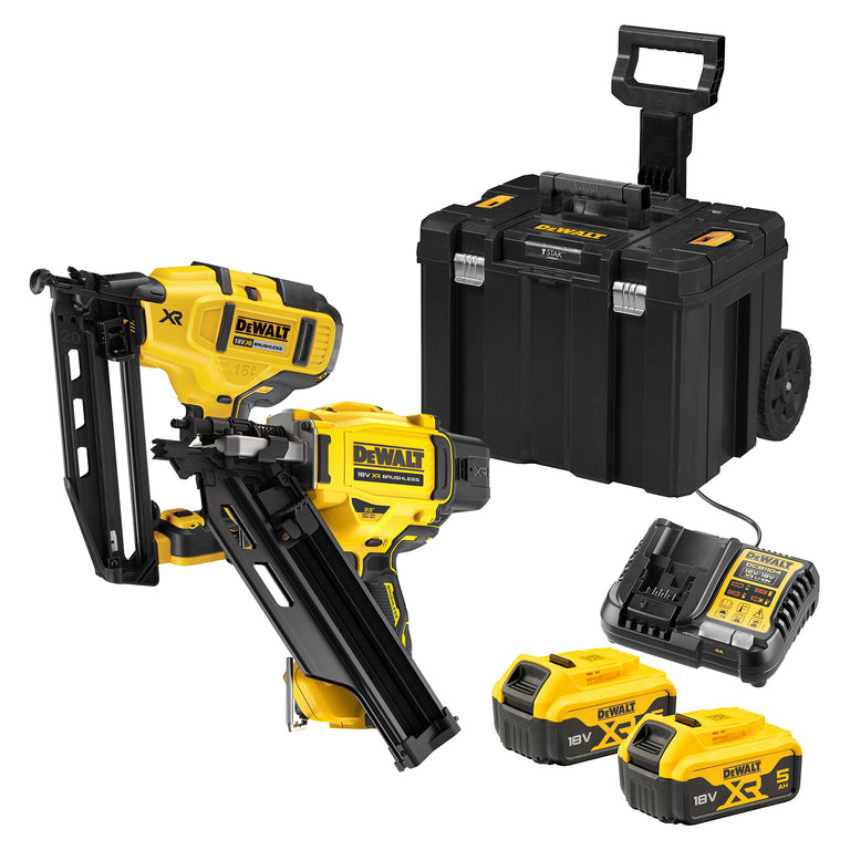 DeWalt DCK246P2T-QW 18V XR Tacker-Zwillingskit - DCN930 + DCN660 - 2 x 5Ah in TSTAK