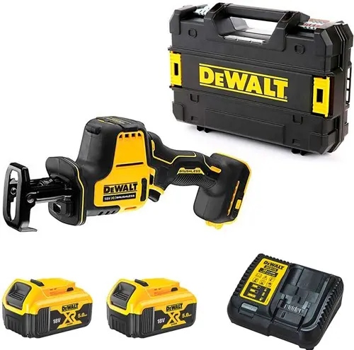 DeWALT DCS369P2-QW Kompakte Accu-Tischkreissäge 18V XR 2x 5.0Ah Li-Ion in TSTAK Brushless