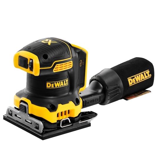 DeWALT DCW200N-XJ Accu-Schwingschleifer 1/4 Blatt 18V XR exkl. Akkus und Ladegerät Brushless im Karton