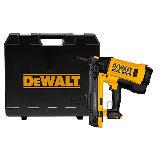 DeWALT DGN845N-XJ 18V XR C6 TRAK-IT Gasbetontacker exkl. Batterien und Ladegerät im Koffer