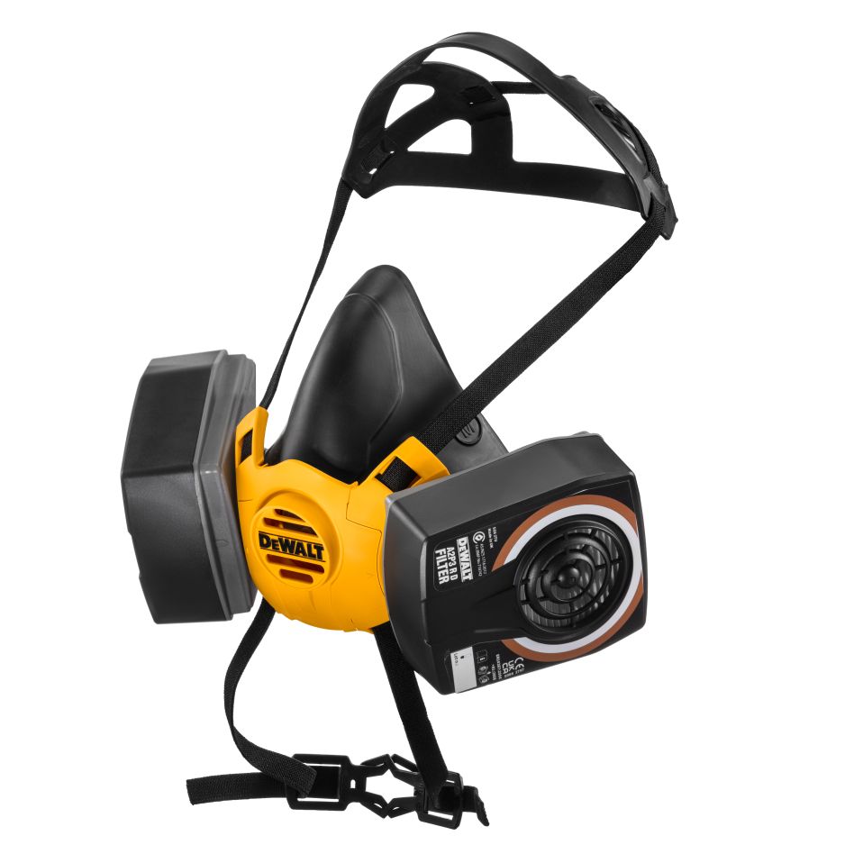 DeWalt Zubehör DXIR1HMLA2P3 Leichte Halbmaske mit A2P3-Filtern - Größe L