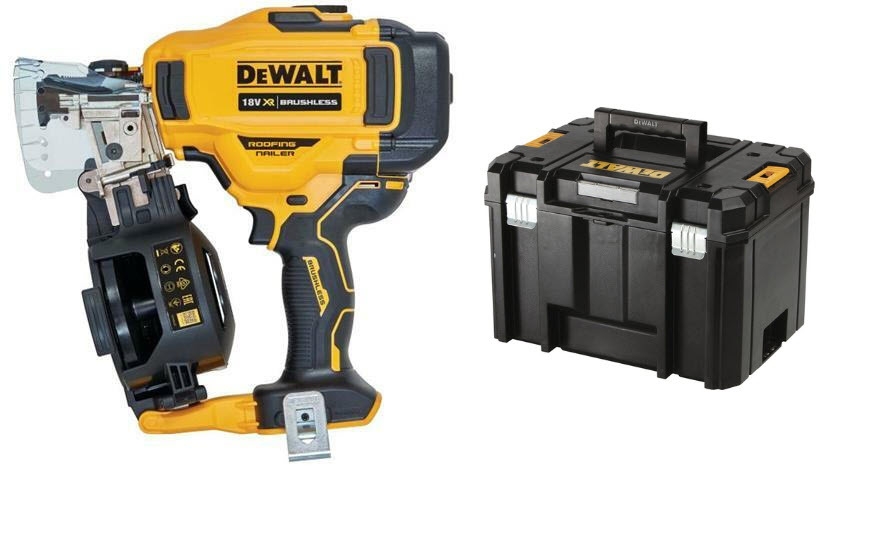 DeWalt DCN45RNNT-XJ Dachdeckernagler 18V ohne Batterien und Ladegerät im TSTAK-Koffer