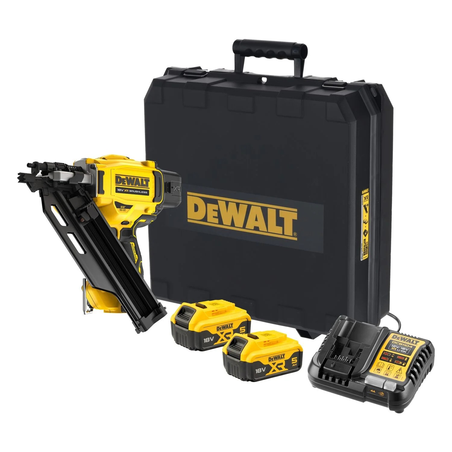 DeWALT DCN930P2-QW Streifennagler 50-90 mm 2-Gang 18V 5.0Ah in TSTAK