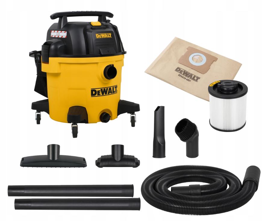 DeWALT DXV34P-QT Leiser Nass-/Trockensauger 34L