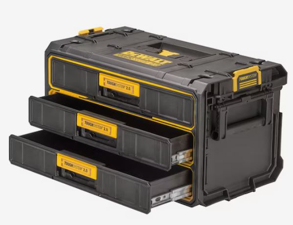 DeWalt Zubehör DWST08330-1 ToughSystem 2.0 Koffer mit 3 Schubladen