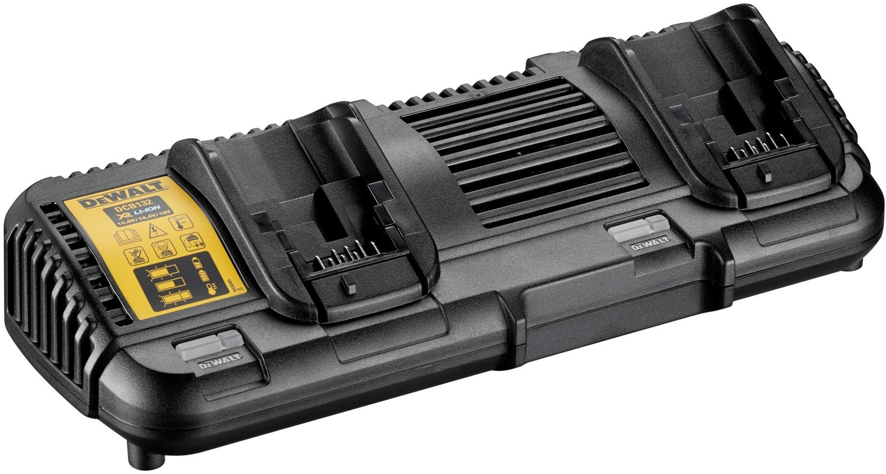 DeWALT Zubehör DCB132-QW Doppelladegerät für 10,8 bis 54 Volt