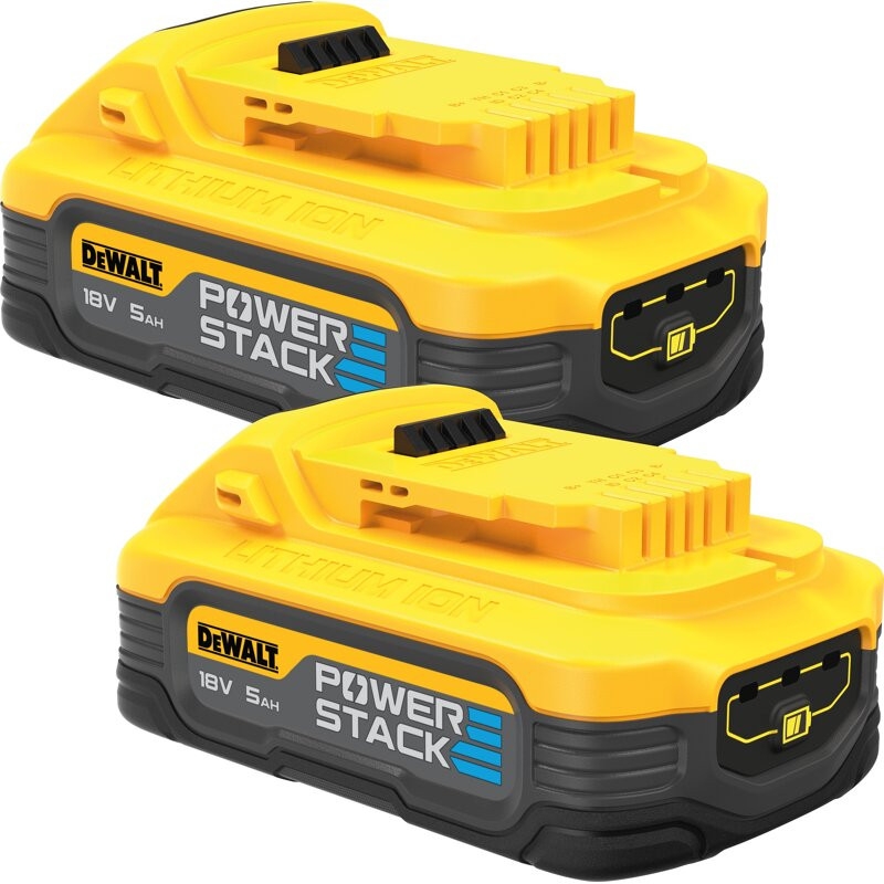 DeWalt Zubehör DCBP518H2-XJ Duo Pack - 18V XR 5.0Ah POWERSTACK-Akkupack
