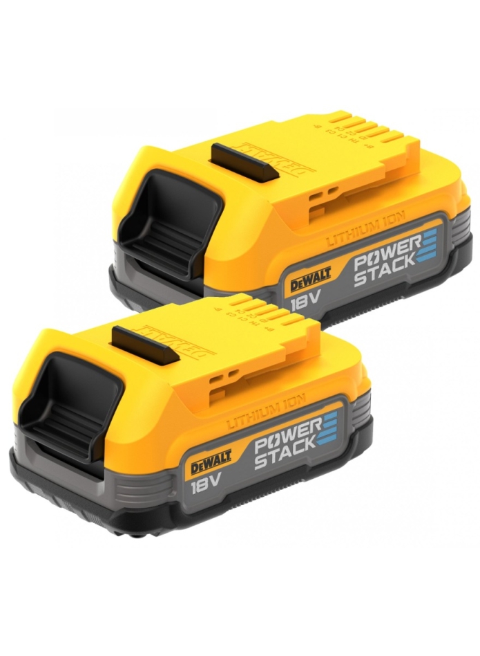 DeWalt Zubehör DCBP034E2-XJ Doppelpack 18V XR 1,7Ah POWERSTACK Akku