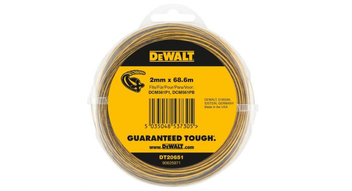 DeWalt Zubehör DT20651-QZ Ersatzdraht-Grasschneider 2 mm x 68,6 mtr DCM561