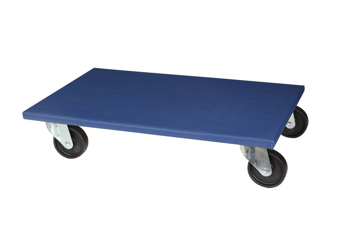 DIGGERS DIG818 Dolly aus Sperrholz mit PVC-Überzug, 65x40cm, 400kg Tragkraft, 100mm TPR-Räder, FSC 100%