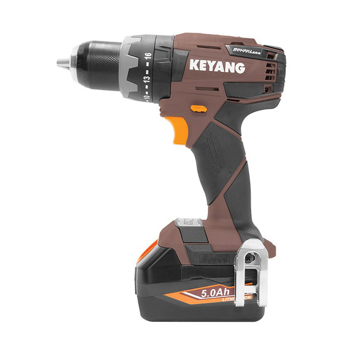 Keyang DM18BL Akku-Schlagbohrer/Schrauber 18V 5.0Ah Li-Ion