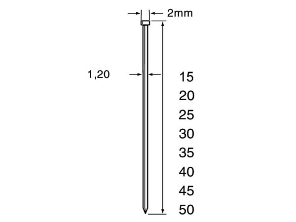 Dutack 5134028 SKN12 Minibrad verzinkt 15mm 5000 Stück