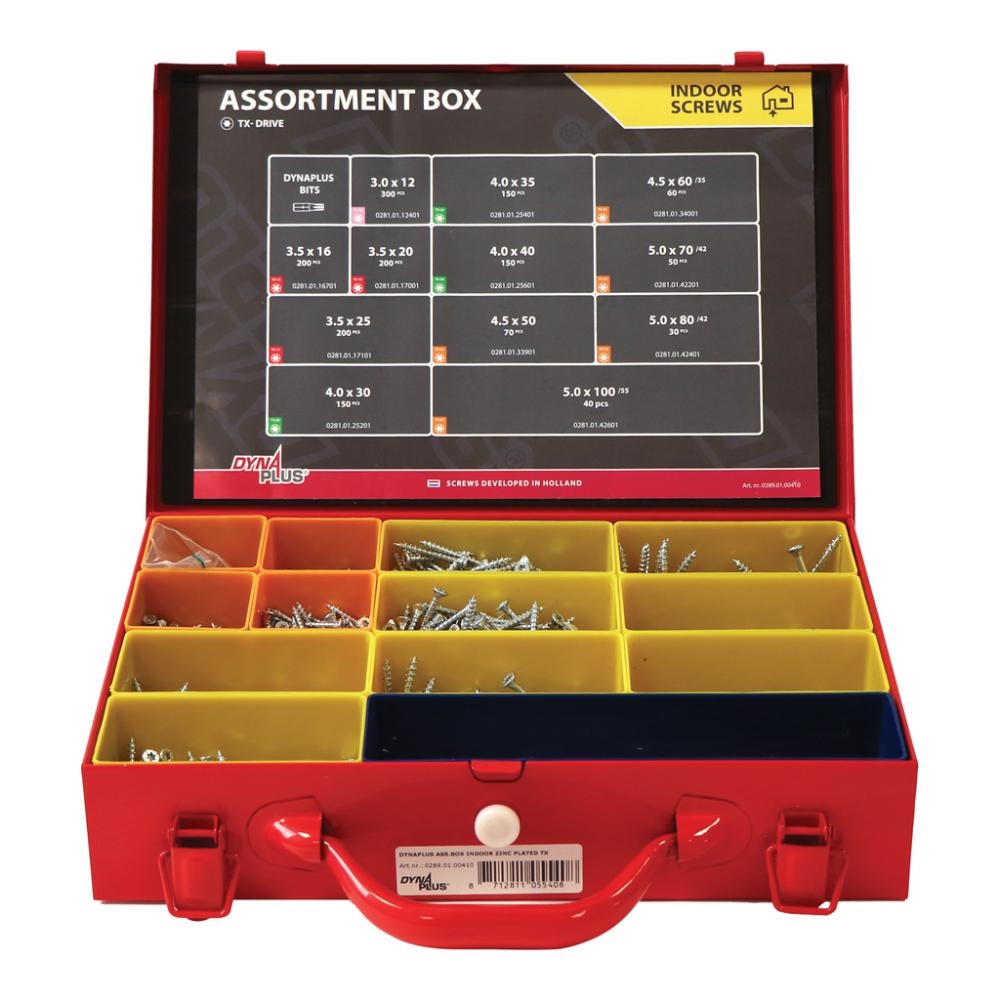 Dynaplus 0289.01.00410 Sortimentskoffer innen verzinkt TX