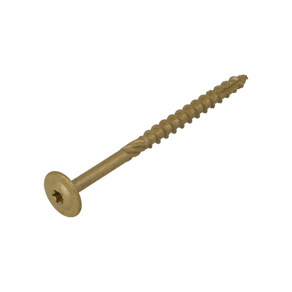 Dynaplus 0286.08.63301 Holzbauschraube AR-Bronze TK +Schneidspitze TX-40 8,0 x 180/80 mm - 50 Stück