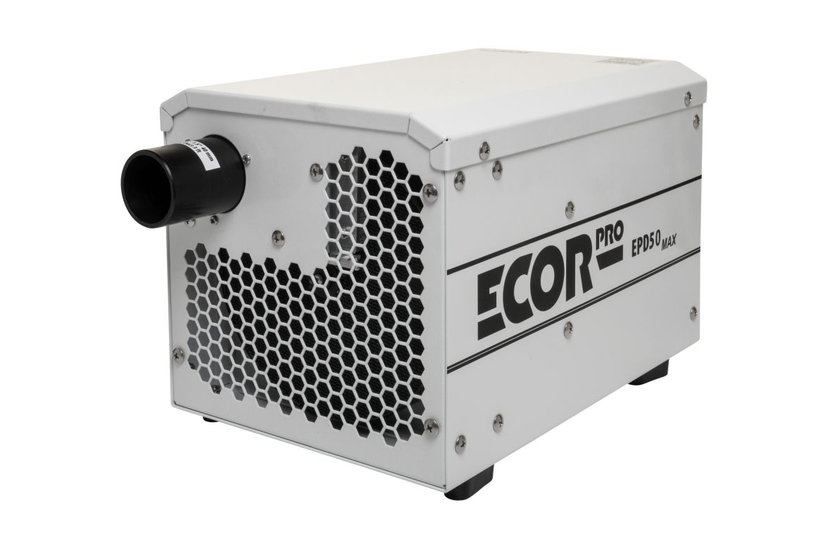 Ecor Pro EPD50 MAX DryFan Adsorption Luftentfeuchter 13l mit WiFi weiß
