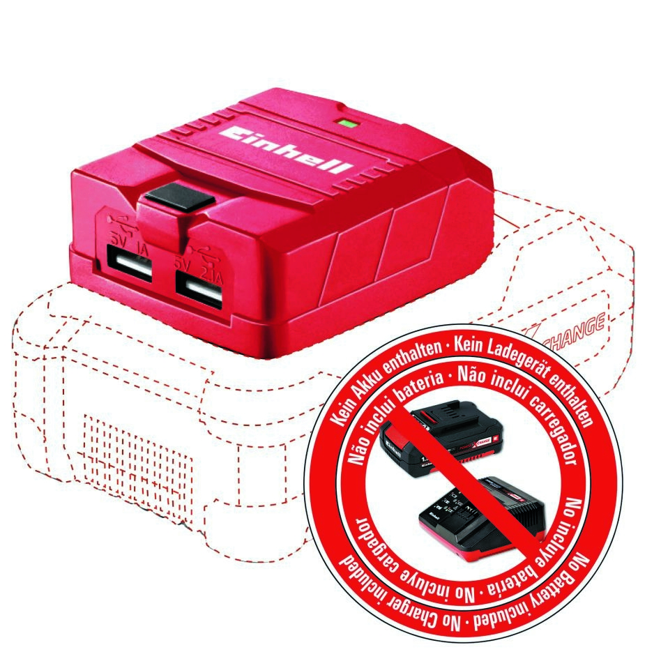 Einhell 4514120 TE-CP 18 Li USB-Solo kabellose Powerbank